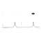 Kuzco Lighting Kuzco Lighting Thread Black LED Island Light LP17910-BK-UNV-010
