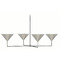 Visual Comfort Signature Collection Paloma Contreras Orsay Chandelier in Polished Nickel by VC Signature PCD5200PN