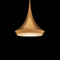 Schonbek Lighting Verita Soft Gold LED Pendant with Conical Shade by Schonbek Lighting S5518-709O