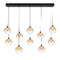 Eurofase Lighting Lissa 47-Inch LED Linear Chandelier in Black by Eurofase Lighting 48933-032