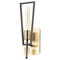 Maxim Lighting Maxim Lighting Wings Black & Satin Brass Sconce 11651BKSBR
