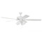 Craftmade Lighting Super Pro 114 60-Inch LED Fan in White by Craftmade Lighting S114W5-60WWOK