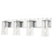 Z-Lite Z-Lite Titus Chrome Bathroom Light 826-4V-CH