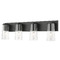 Z-Lite Z-Lite Titus Matte Black Bathroom Light 826-4V-MB