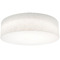 AFX Lighting Afx Lighting Anton Linen White Flushmount Light ANF2432MB-LW