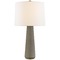 Visual Comfort Signature Collection Barbara Barry Athens Table Lamp in Shellish Gray by Visual Comfort Signature BBL3901SHGL