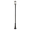 Z-Lite Millworks Oil Rubbed Bronze Post Light by Z-Lite 574PHMR-519P-ORB