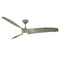 Modern Forms by WAC Lighting Modern Forms Zephyr Graphite & Weathered Wood LED Ceiling Fan with Light FR-W2006-72L-GH/WW