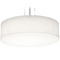 AFX Lighting Afx Lighting Anton Satin Nickel Pendant Light with Drum Shade ANP1932MBSN-LW
