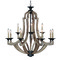 Craftmade Lighting Winton 36-Inch Chandelier in Weathered Pine by Craftmade Lighting 35112-WP