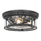 Z-Lite Clarion Matte Black Flush Mount by Z-Lite 493F3-MB