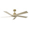 Visual Comfort Fan Collection Visual Comfort Fan Collection Sean Lavin Aspen 56 Burnished Brass Ceiling Fan Without Light 5ASPR56BBSWWO