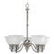 Progress Lighting Madison 24.63-Inch Chandelier in Brushed Nickel by Progress Lighting P4281-09