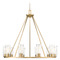 Z-Lite Z-Lite Titus Modern Gold Chandelier 826-10MGLD