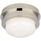 Visual Comfort Signature Collection Chapman & Myers Launceton LED Flush Mount in Nickel by Visual Comfort Signature CHC4600PNWG