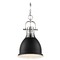 Nuvo Lighting Watson Polished Nickel & Matte Black Pendant by Nuvo Lighting 60/6751