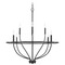 HomePlace by Capital Lighting Greyson 34-Inch Matte Black Chandelier by HomePlace by Capital Lighting 428581MB