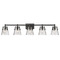 Z-Lite Z-Lite Analia Matte Black Bathroom Light 1101-5V-MB