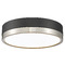 Z-Lite Z-Lite Algar Matte Black & Brushed Nickel LED Flushmount Light 1006F12-MB-BN-LED