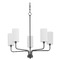 Quorum Lighting Charlotte Matte Black Chandelier by Quorum Lighting 698-5-59