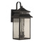 Craftmade Lighting Crossbend Textured Black Outdoor Wall Light by Craftmade Lighting ZA3114-TB