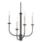 Maxim Lighting Maxim Lighting Wesley Black & Satin Nickel Chandelier 10324BKSN