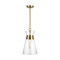 Visual Comfort Studio Collection Chapman & Meyers Atlantic 10.63-Inch Burnished Brass Pendant by Visual Comfort Studio CP1021BBS