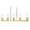 Z-Lite Z-Lite Titus Modern Gold Island Light with Conical Shade 826-5L-MGLD