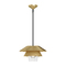 Alora Lighting Alora Lighting Tetsu Brushed Gold Pendant Light with Conical Shade PD475113BGCL