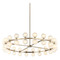 Matteo Lighting Matteo Lighting Nimbus Champagne Gold LED Chandelier C30740CG