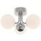AFX Lighting Afx Lighting Metropolitan Satin Nickel LED Semi-Flushmount Light METC15L30D1SN