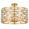 Crystorama Lighting Crystorama Lighting Meridian Antique Gold Semi-Flushmount Light MER-4866-GA_CEILING