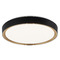 Matteo Lighting Matteo Lighting Alamus Black & Gold LED Flushmount Light M10602BKGL