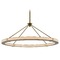 Kalco Lighting Lavo 39-Inch Round LED Pendant in Winter Brass by Kalco Lighting 509952WB