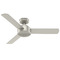 Hunter Fan Company Hunter Fan Company Presto Matte Nickel Ceiling Fan Without Light 51849