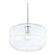 Design Classics Lighting Fest Chrome Mini-Pendant Light with Large Clear Rounded Drum Glass 531-26 GL1072-CL