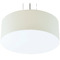 AFX Lighting Afx Lighting Anton Satin Nickel LED Pendant Light with Drum Shade ANP1932LAJUDSN-LW