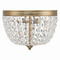 Crystorama Lighting Crystorama Lighting Nola Vibrant Gold Flushmount Light NOL-312-VG-CL-MWP
