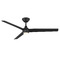 Modern Forms by WAC Lighting Modern Forms Pisces Matte Black LED Ceiling Fan with Light FR-W2503-54L-MB