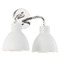 Nuvo Lighting Sloan Polished Nickel & White Bathroom Light by Nuvo Lighting 60/6782