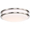 Nuvo Lighting Glamour Brushed Nickel LED Flush Mount by Nuvo Lighting 62-1636
