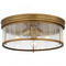 Quoizel Lighting Quoizel Lighting Quoizel Flush Mount Weathered Brass Flushmount Light QFL6743WS