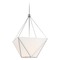 Visual Comfort Signature Collection Julie Neill Lorino Large Lantern in Polished Nickel by Visual Comfort Signature JN5241PNWG