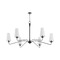 Quorum Lighting Euphora 62-Inch Chandelier in Matte Black by Quorum Lighting 636-6-59
