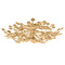 Corbett Lighting Corbett Lighting Menorca Vintage Gold Leaf LED Semi-Flushmount Light 499-50-VGL