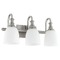 Quorum Lighting Richmond Satin Nickel Bathroom Light by Quorum Lighting 5011-3-65