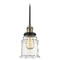 Innovations Lighting Canton Black Antique Brass Mini Pendant by Innovations Lighting 201S-BAB-G182