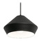 AFX Lighting Afx Lighting Milo Black Pendant Light with Bowl / Dome Shade MLOP10MBBK