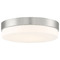 Access Lighting Roma Brushed Steel LED Flush Mount by Access Lighting 20827LEDD-BS/OPL