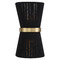 Capital Lighting Capital Lighting Cecilia Black Rope and Patinaed Brass Vertical Bathroom Light 641221KP
